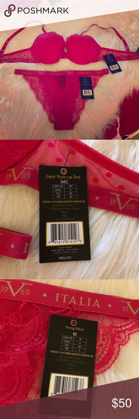 versace bra and underwear set